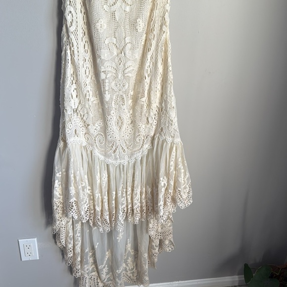 NEW Spell & The Gypsy Collective CASABLANCA LACE HALTER GOWN XS - Picture 3 of 16